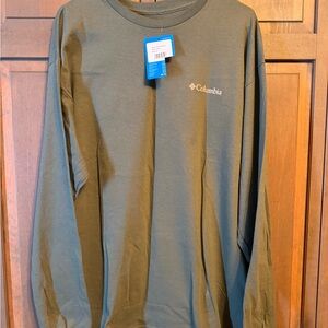 Columbia Olive Long Sleeve Tee